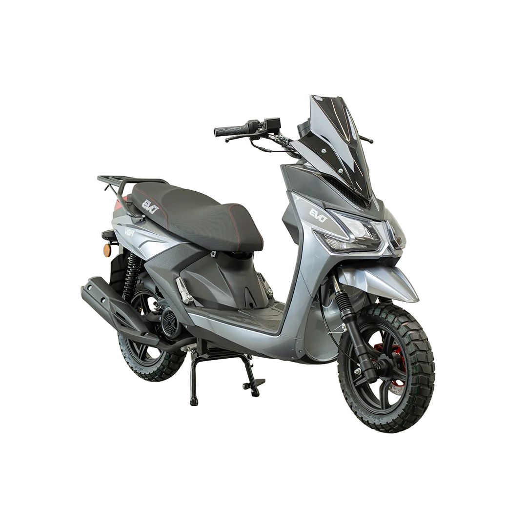 EVO VGA Gloss Grey — schuin van voren, rechterzijde